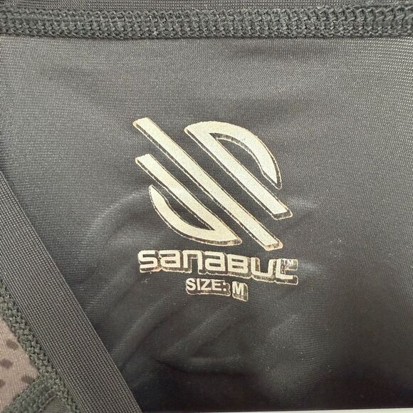 Sanabul Long Sleeve Crew Neck MMA Black Compression Shirt Rashguard Size M - Picture 3 of 4